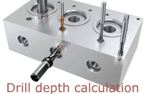 Drill depth calculation for Machining