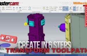 How to Create a Transform Toolpath in Mastercam for 4th Axis Machining on an HMC