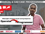 CNC Manual Programming Training | Murugesan’s Success Story – Millwright