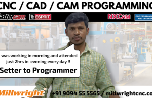 From VMC Setter to CNC Programmer: Velu’s Success Story with the Best Mastercam Training Center