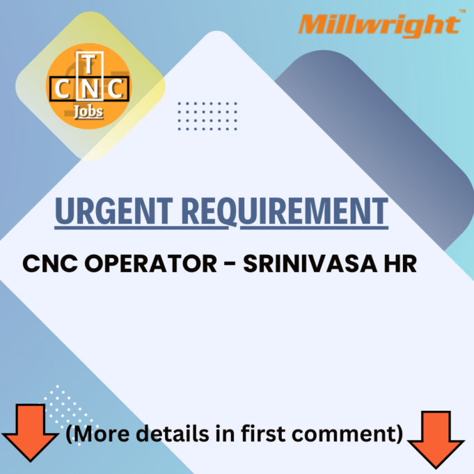CNC OPERATOR – SRINIVASA HR