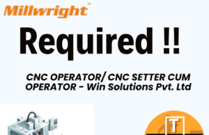 CNC OPERATOR/ CNC SETTER CUM OPERATOR – Win Solutions Pvt. Ltd