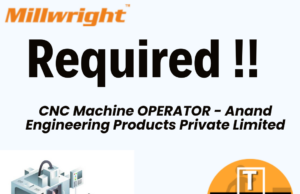 CNC Machine OPERATOR – Anand Engineering Products Private Limited