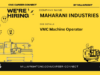 VMC Machine Operator – MAHARANI INDUSTRIES