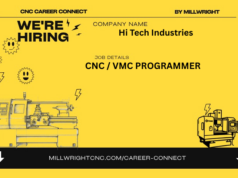 CNC / VMC PROGRAMMER – Hi Tech Industries
