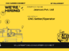 CNC Setter/Operator – Jeanuvs Pvt. Ltd