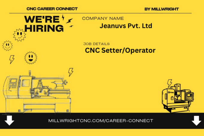 CNC Setter/Operator – Jeanuvs Pvt. Ltd