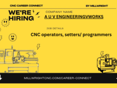 CNC operators, setters/ programmers – A U V ENGINEERIN GV WORKS.