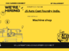 Machine shop – JS Auto Cast Foundry India.